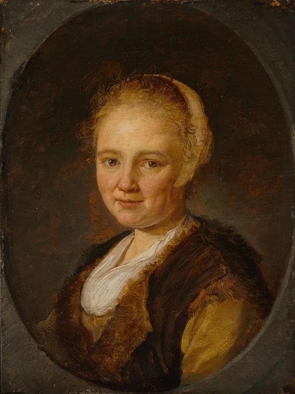 A Young Woman 2 Wall Art by Gerrit Dou - High-Resolution Digital Print