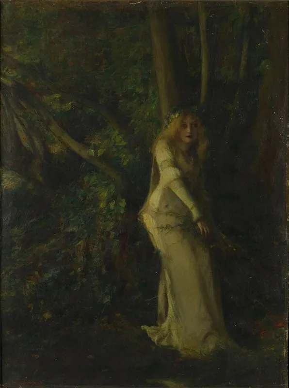 A Young Woman In The Play