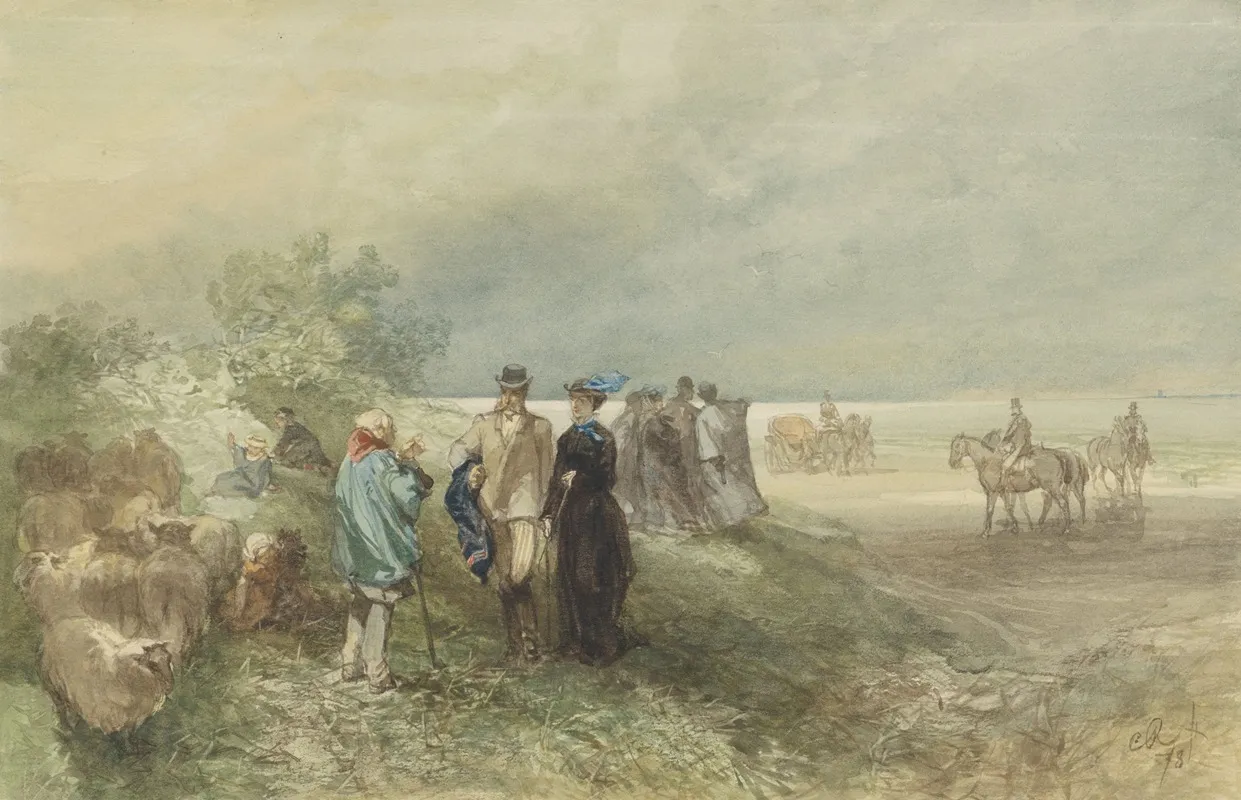 Aan De Kust Van De Zuiderzee