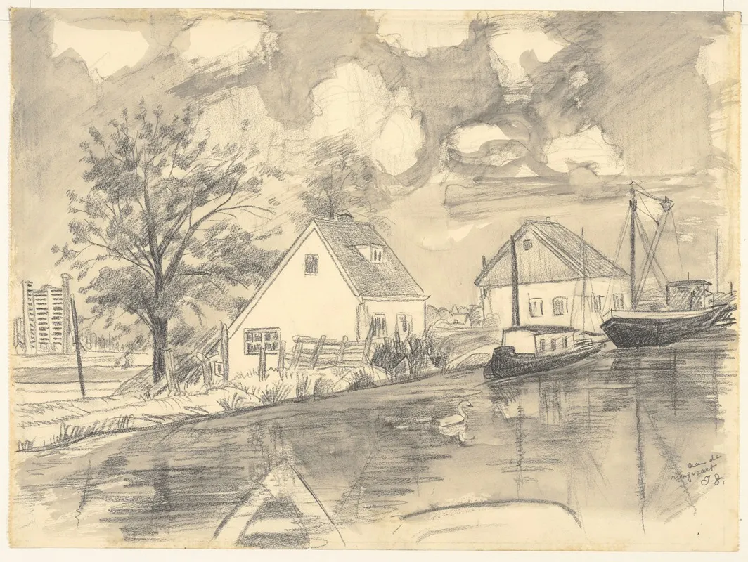 Aan De Ringvaart Wall Art by Julia Giesberts - High-Resolution Digital Print