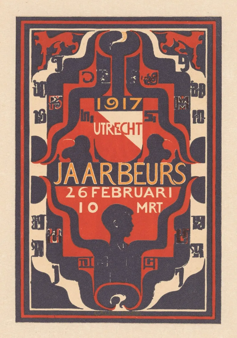 Aankondiging Voor Jaarbeurs Utrecht 1917