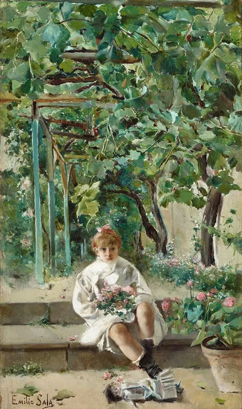 Abandoned Doll Wall Art by Emilio Sala y Francés - High-Resolution Digital Print