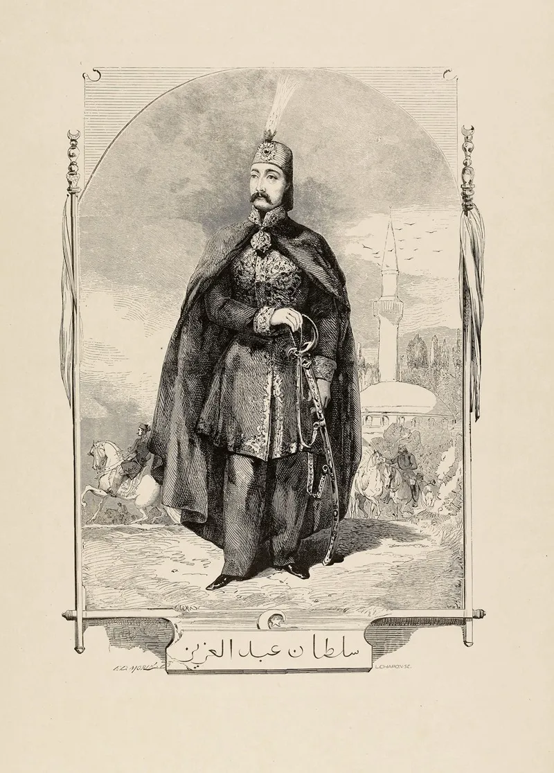 Abdul Aziz Wall Art by Edmond Morin - High-Resolution Digital Print