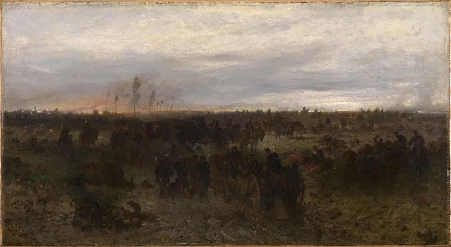 Abend Nach Der Schlacht Bei Worth Wall Art by Franz Adam - High-Resolution Digital Print
