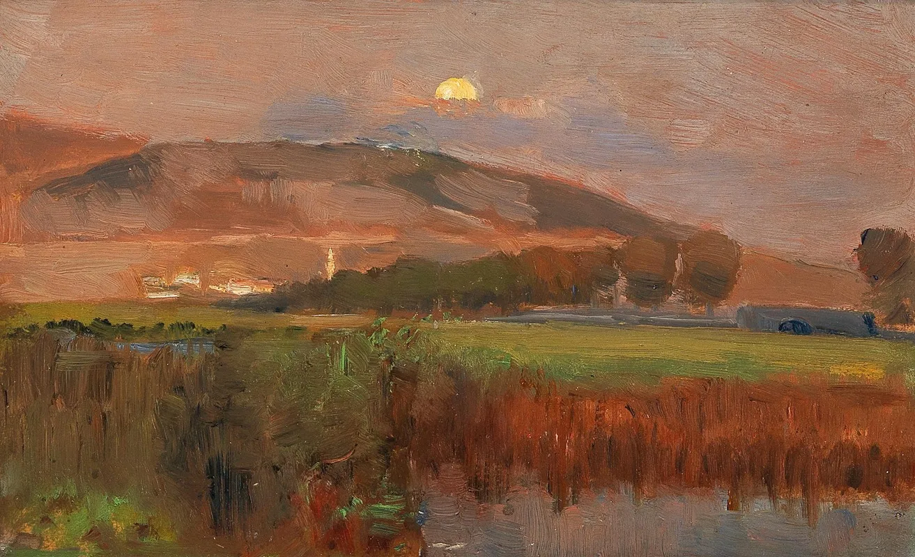 Abendstimmung 3 Wall Art by Marie Egner - High-Resolution Digital Print