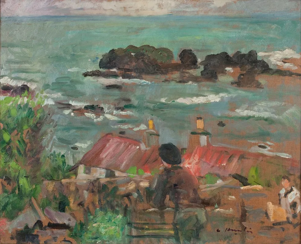 Above Largo Bay Wall Art by George Leslie Hunter - High-Resolution Digital Print