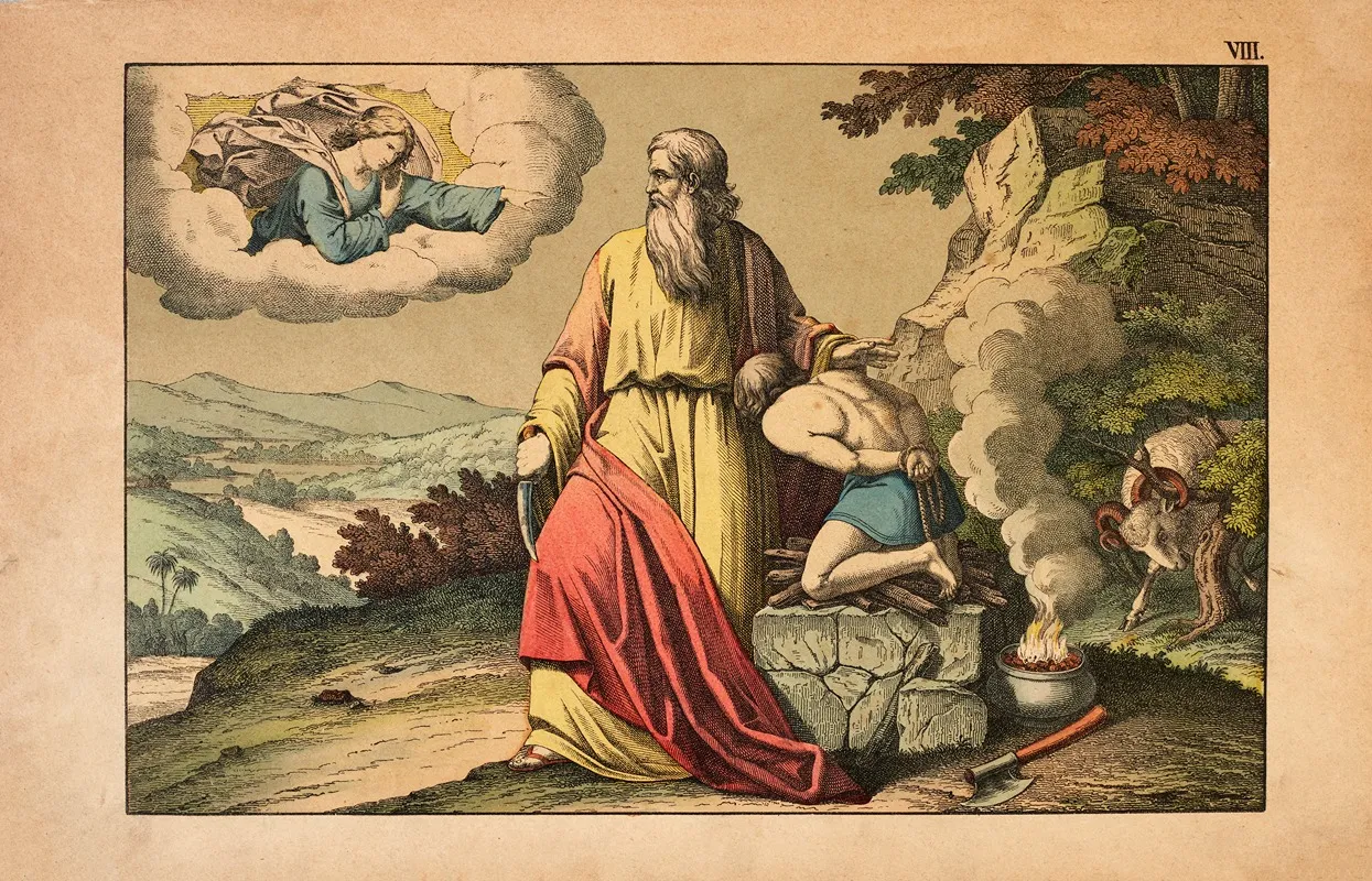 Abraham And Isaac 11 Wall Art by Theodor Eckardt - High-Resolution Digital Print