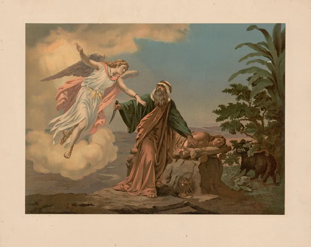 Abraham And Isaac 7 Wall Art by Ernst Pessler - High-Resolution Digital Print