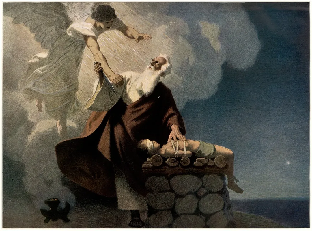 Abraham And Isaac 8 Wall Art by Gebhard Fugel - High-Resolution Digital Print