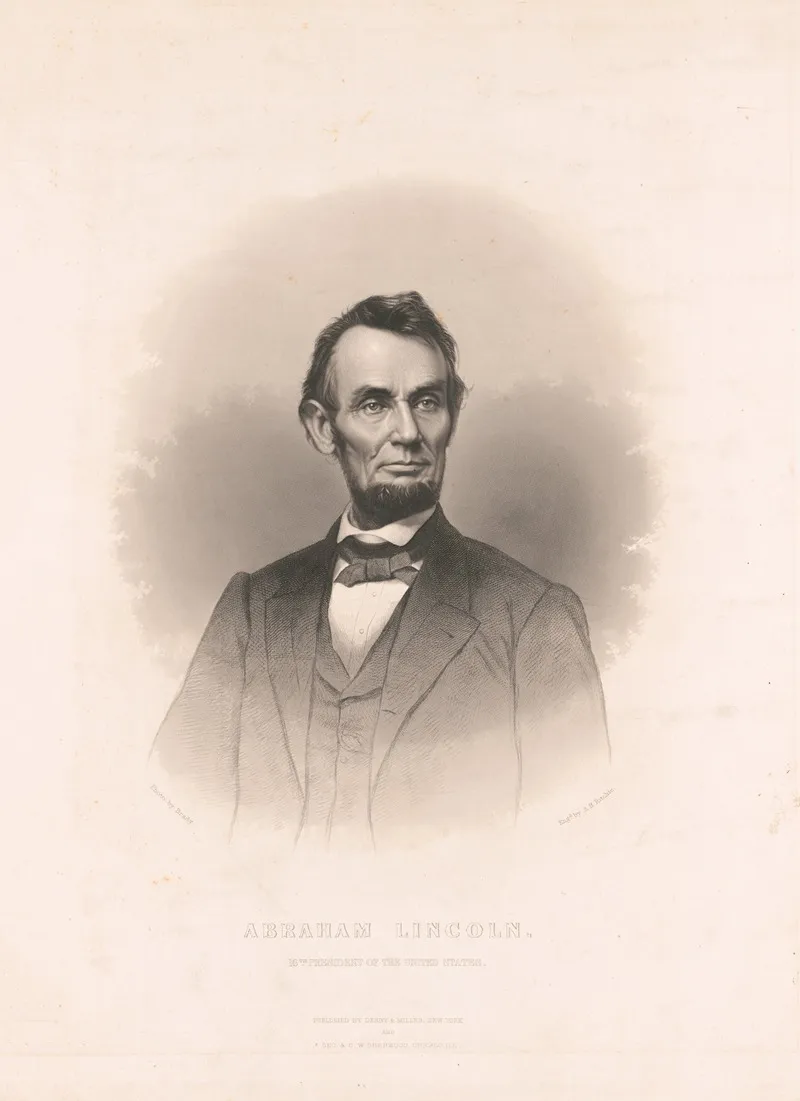 Abraham Lincoln 18 Wall Art by Alexander Hay Ritchie - High-Resolution Digital Print