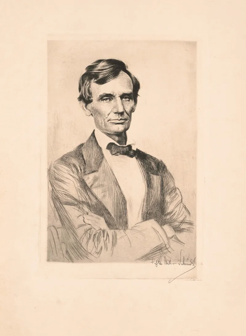Abraham Lincoln 45 Wall Art by Otto J. Schneider - High-Resolution Digital Print