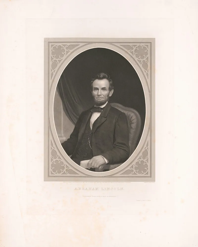 Abraham Lincoln 48 Wall Art by Samuel Sartain - High-Resolution Digital Print