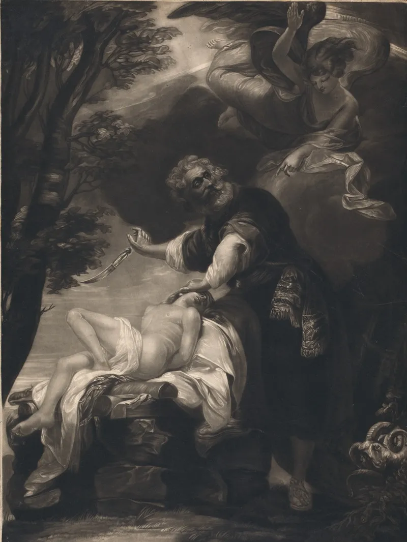 Abraham Offering Up His Son Wall Art by John Singleton Copley - High-Resolution Digital Print