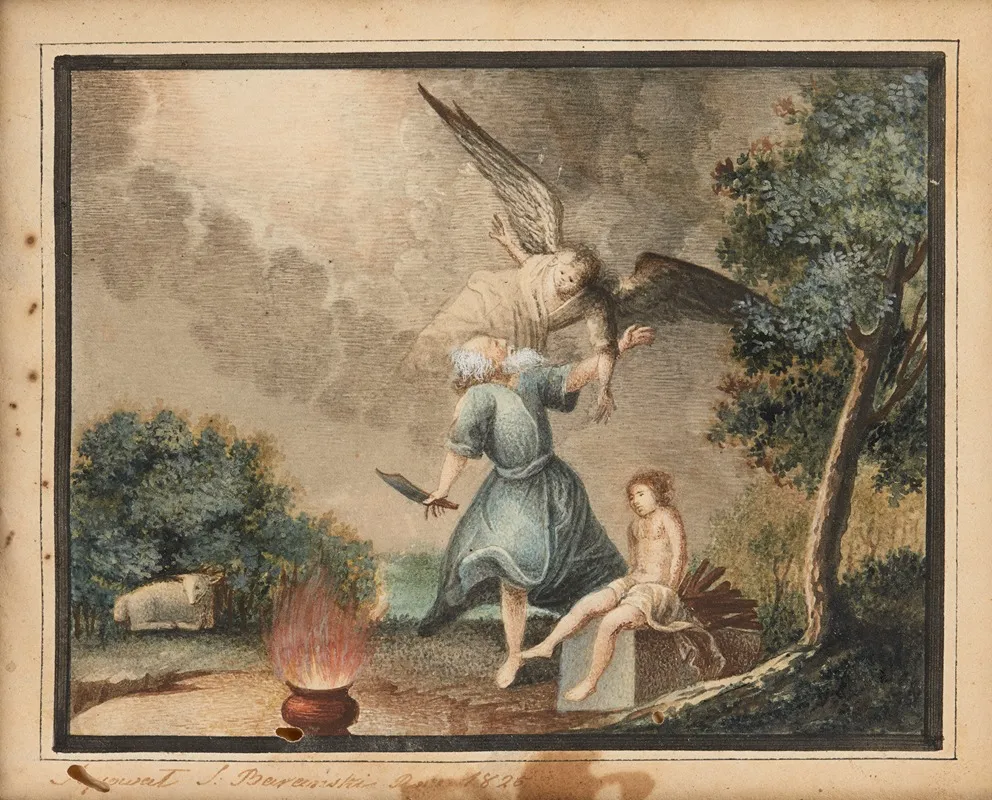 Abrahams Sacrifice 4 Wall Art by Szczepan Barański - High-Resolution Digital Print