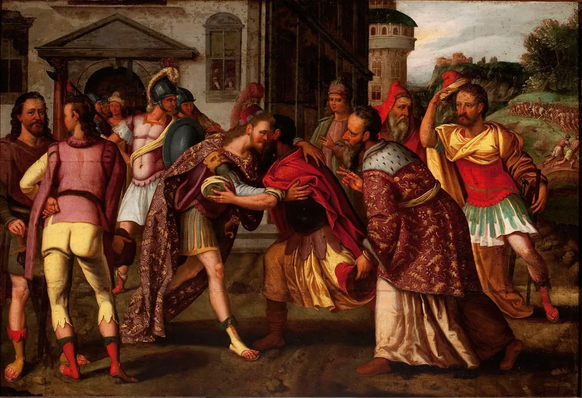 Absalom Propitiating Friends 2 Samuel 15 2 5