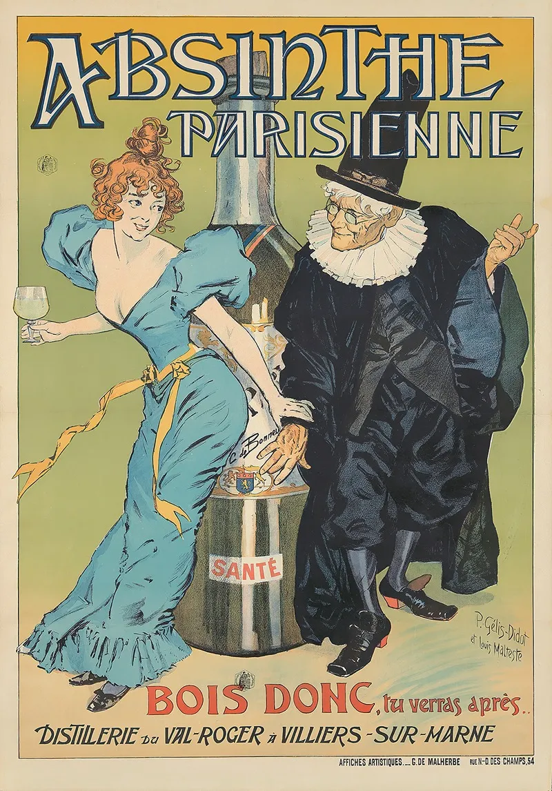 Absinthe Parisienne Wall Art by Pierre-Henri Gelis-Didot - High-Resolution Digital Print