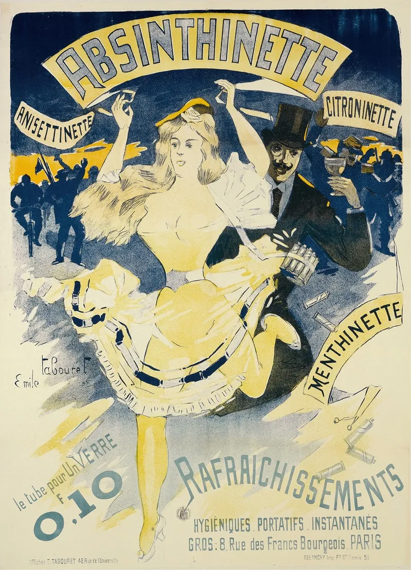 Absinthinette Wall Art by Emile Tabouret - High-Resolution Digital Print