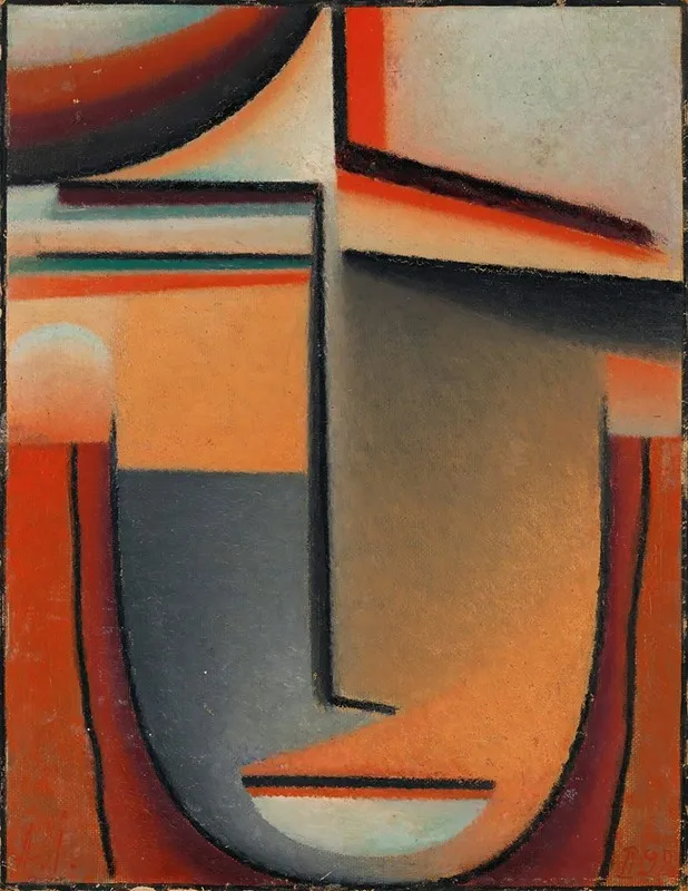 Abstract Head Tragic Wall Art by Alexej von Jawlensky - High-Resolution Digital Print