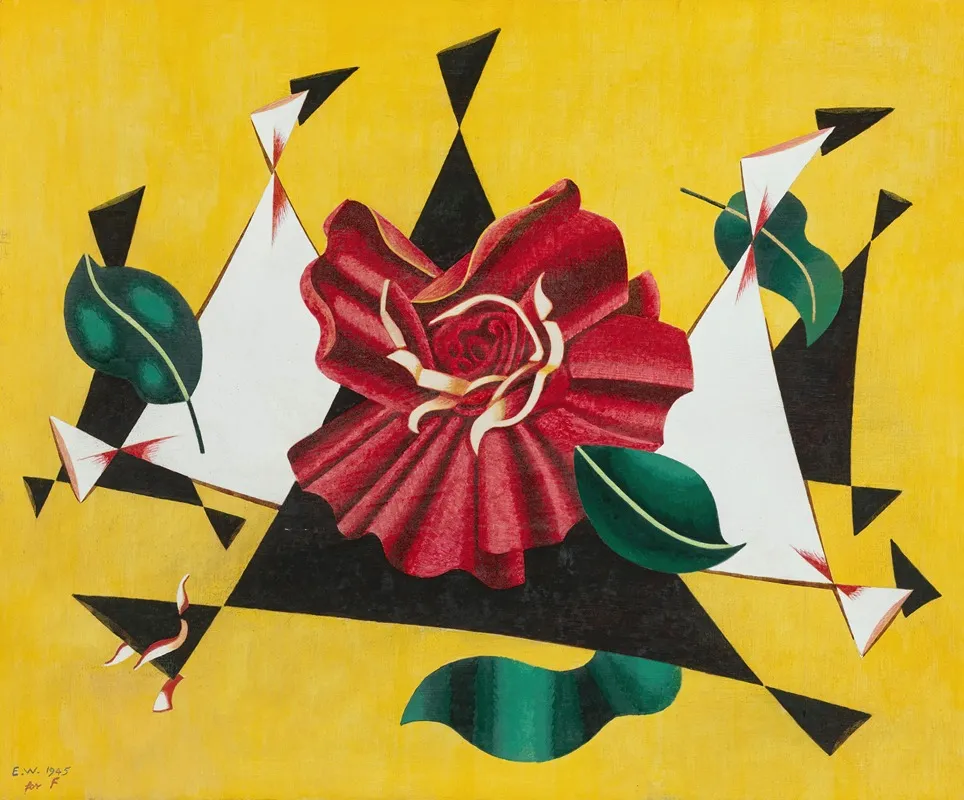 Abstract With Rose