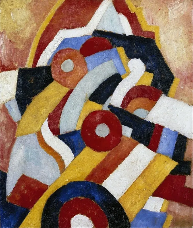 Abstraction 3 Wall Art by Marsden Hartley - High-Resolution Digital Print