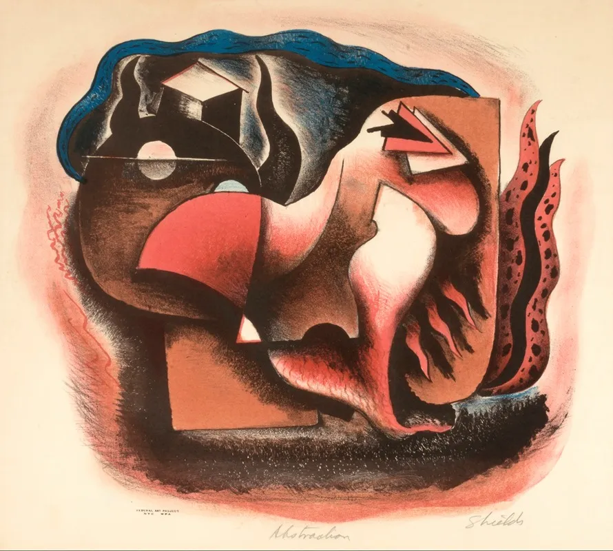 Abstraction 6 Wall Art by Francis Bernard Shields - High-Resolution Digital Print