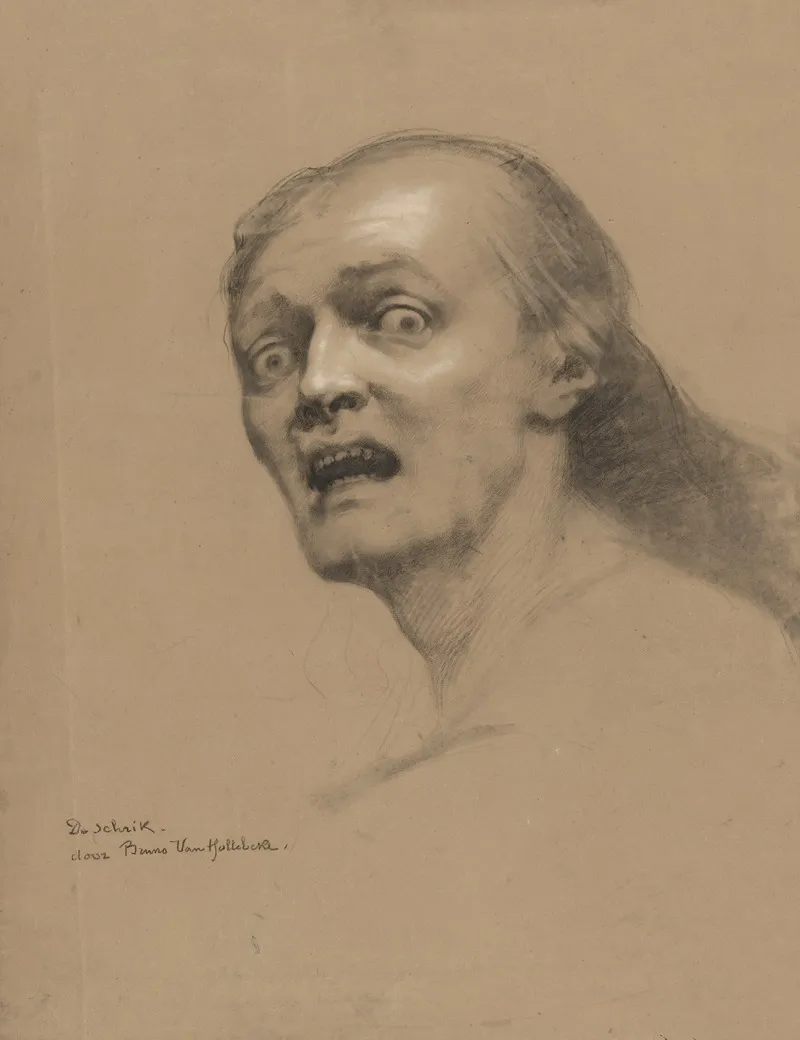 Academic Expression Study Fright Wall Art by Bruno Van Hollebeke  - High-Resolution Digital Print
