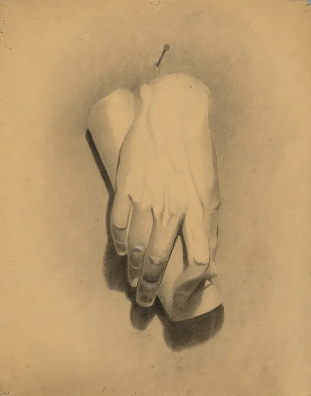 Academic Study 3 Wall Art by William Fowler Hopson - High-Resolution Digital Print