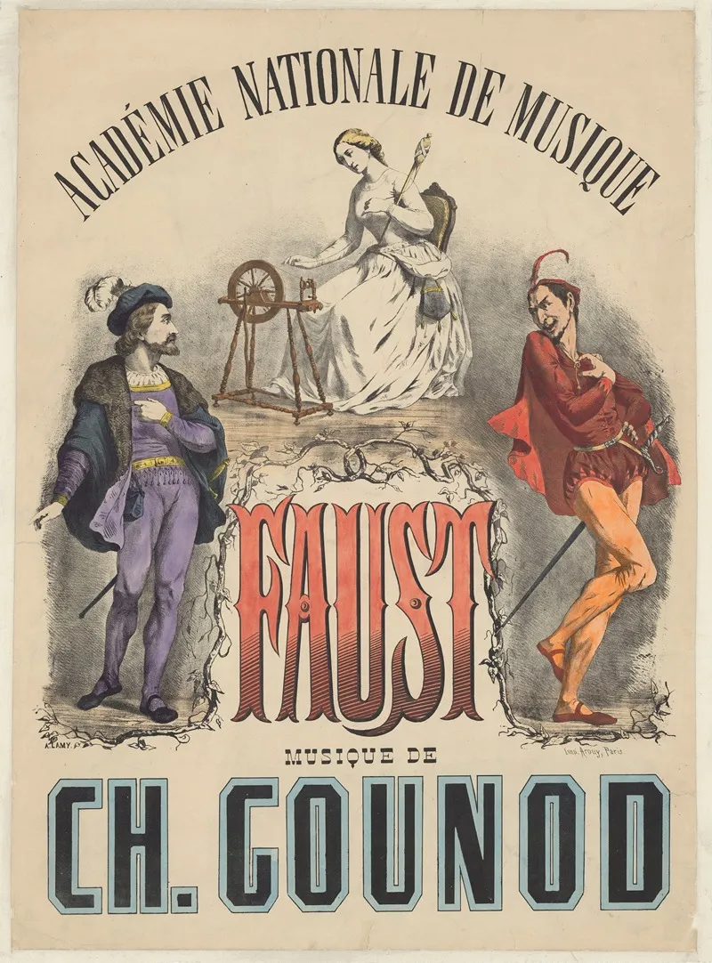 Academie Nationale De Musique Faust Wall Art by Pierre-Auguste Lamy - High-Resolution Digital Print