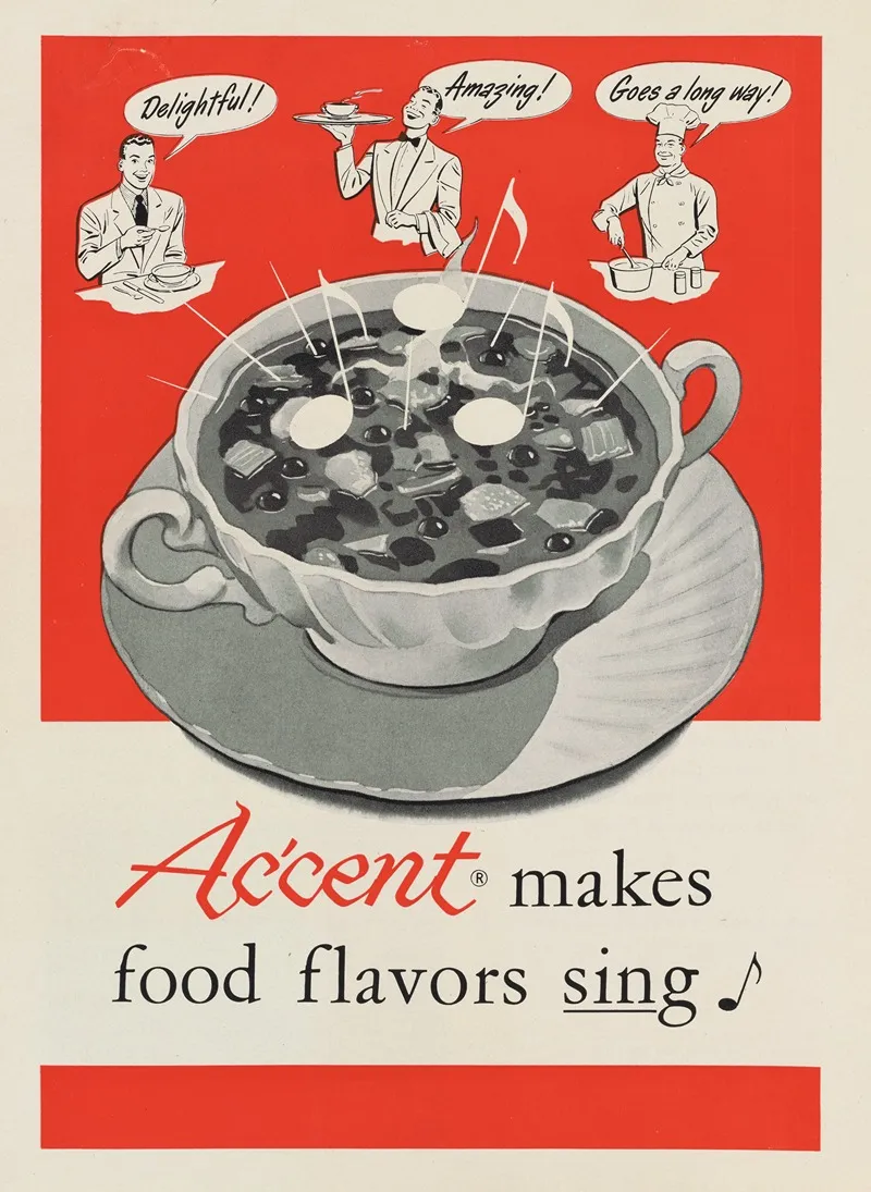 Accent Makes Food Flavors Sing Wall Art by International Minerals and Chemical Corporation - High-Resolution Digital Print