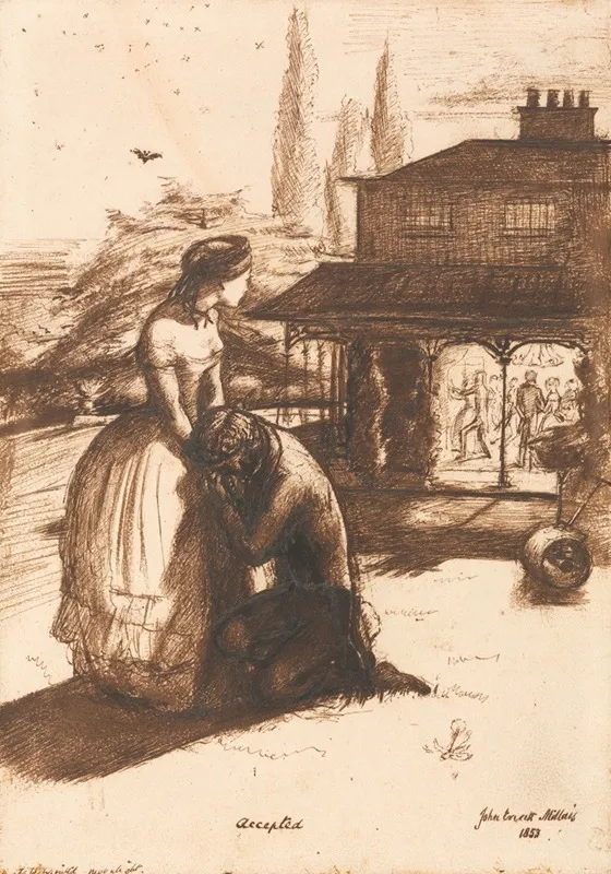 Accepted Wall Art by Sir John Everett Millais - High-Resolution Digital Print
