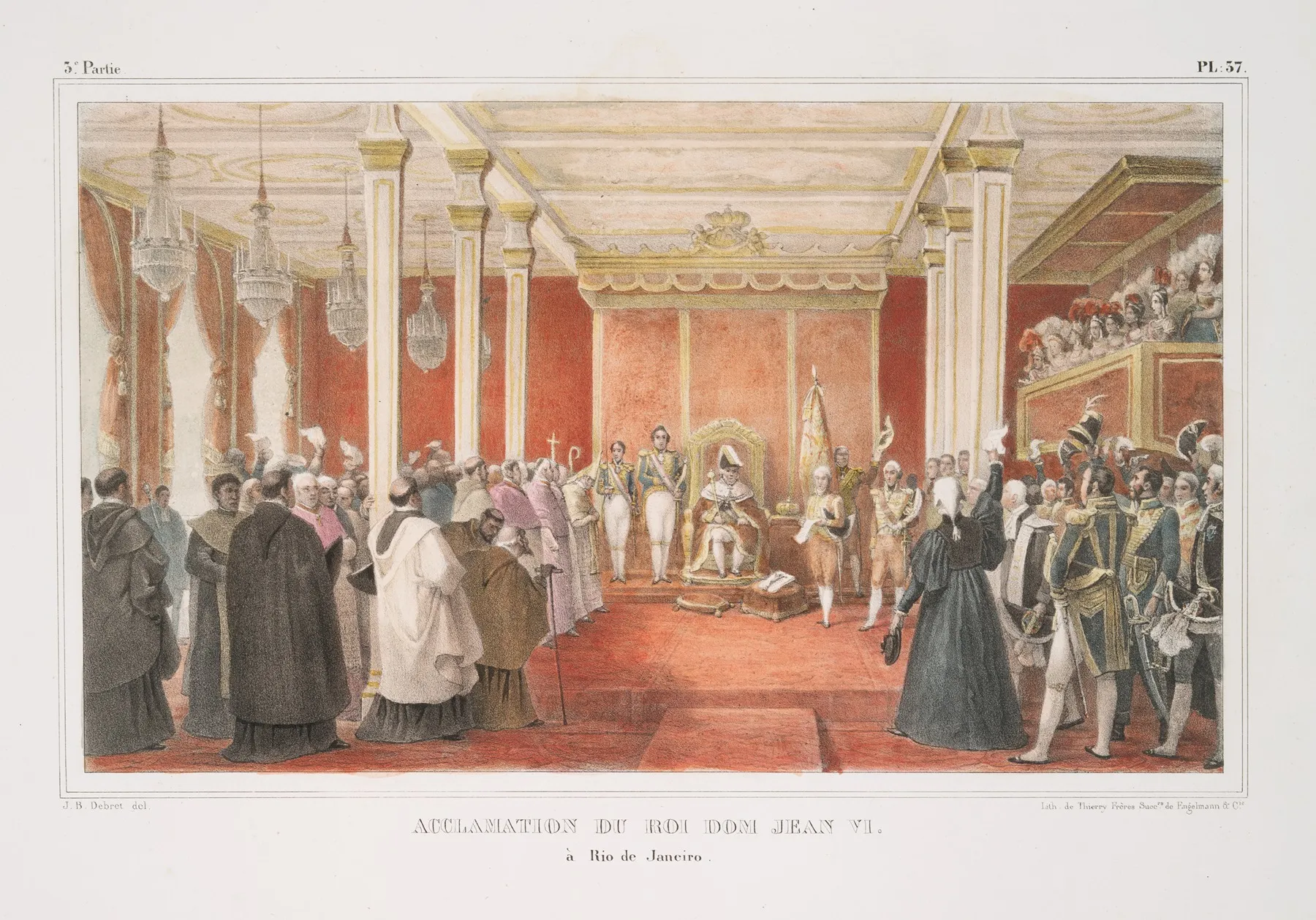 Acclamation Du Roi Don Jean Vi A Rio De Janeiro
