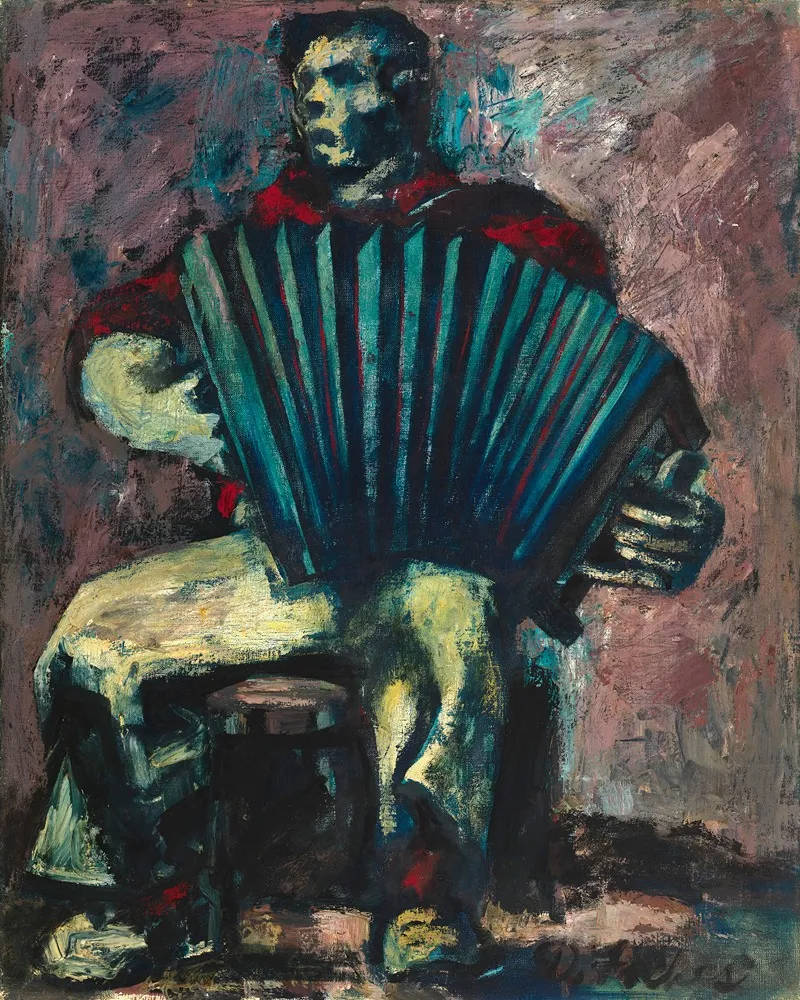 Accordion Player Wall Art by Donald Forbes - High-Resolution Digital Print