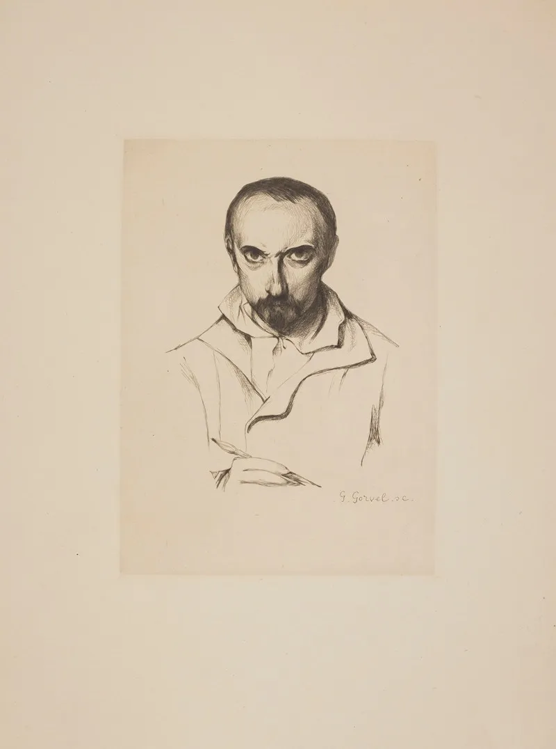 Achille Deveria 1800 1857 Wall Art by Georges Gorvel - High-Resolution Digital Print