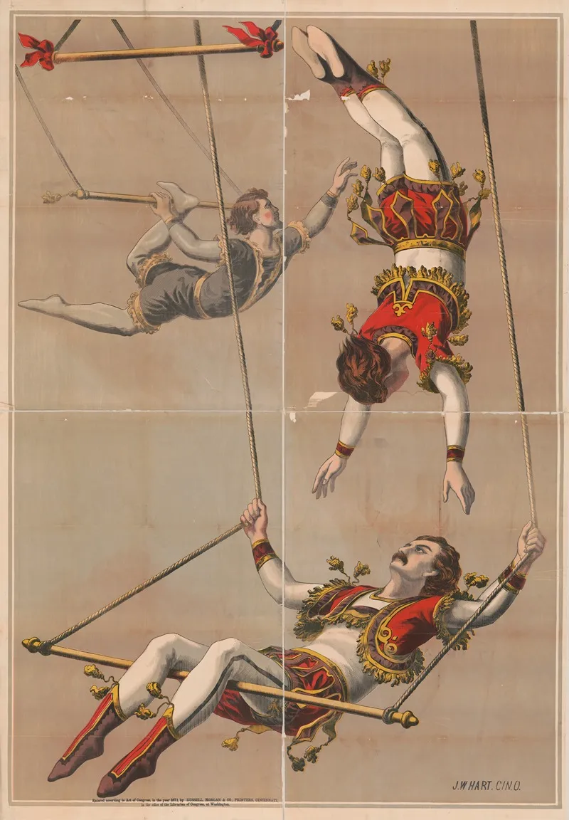 Acrobatic Act 6 Wall Art by Russell, Morgan &amp; Co. - High-Resolution Digital Print