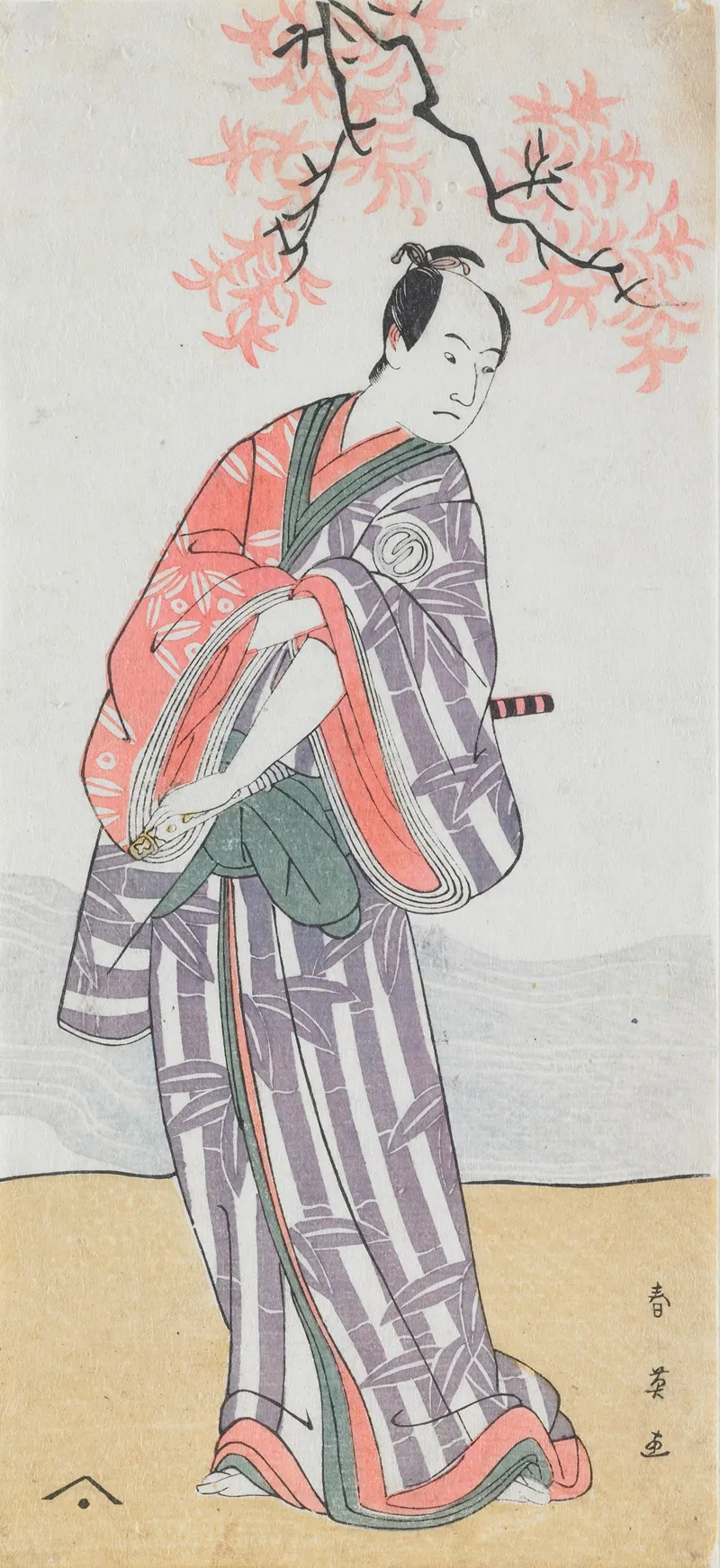 Actor Sawamura Sojuro Iii As Ashikaga Yorikane