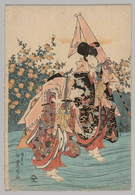 Actors Wall Art by Toyokuni Utagawa - High-Resolution Digital Print