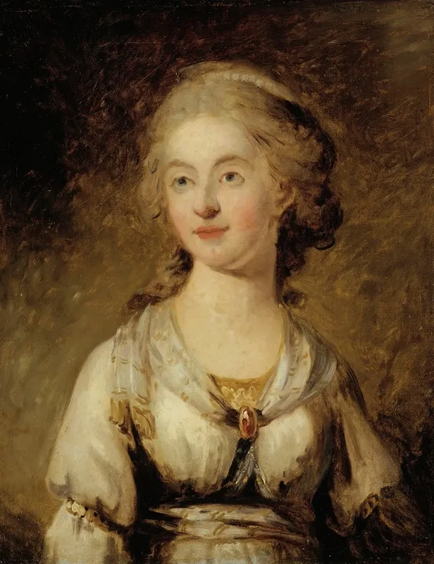 Actress Anna Sofia Hagman Wall Art by Carl Frederik von Breda - High-Resolution Digital Print