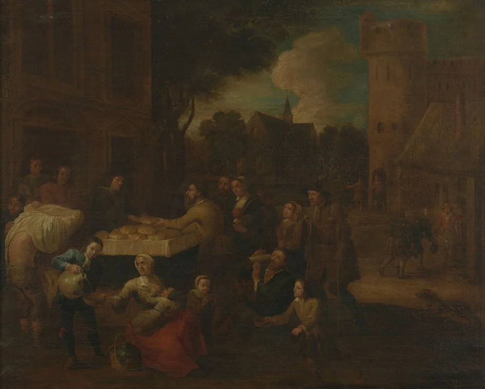 Acts Of Mercy Wall Art by Gillis van Tilborgh - High-Resolution Digital Print