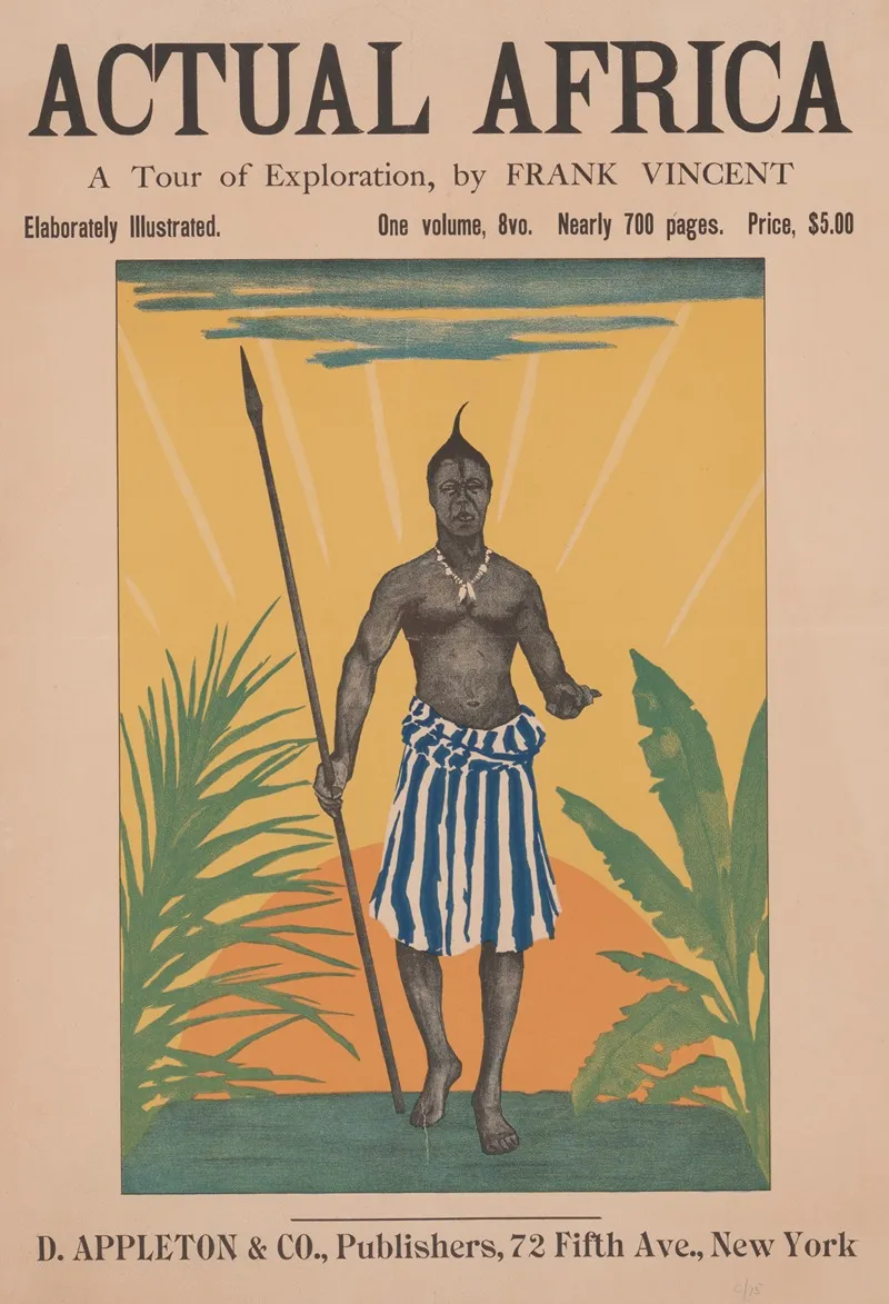 Actual Africa A Tour Of Exploration By Frank Vincent Wall Art by Anonymous - High-Resolution Digital Print