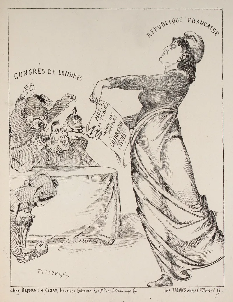 Actualites Surprise Desagreable 2 Wall Art by Georges Pilotelle - High-Resolution Digital Print