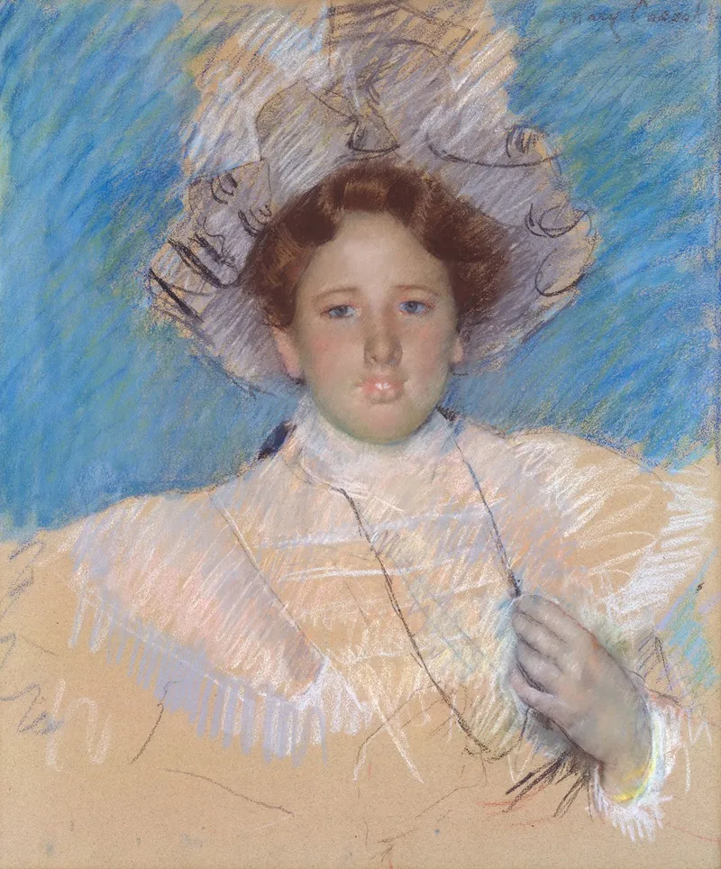 Adaline Havemeyer In A White Hat