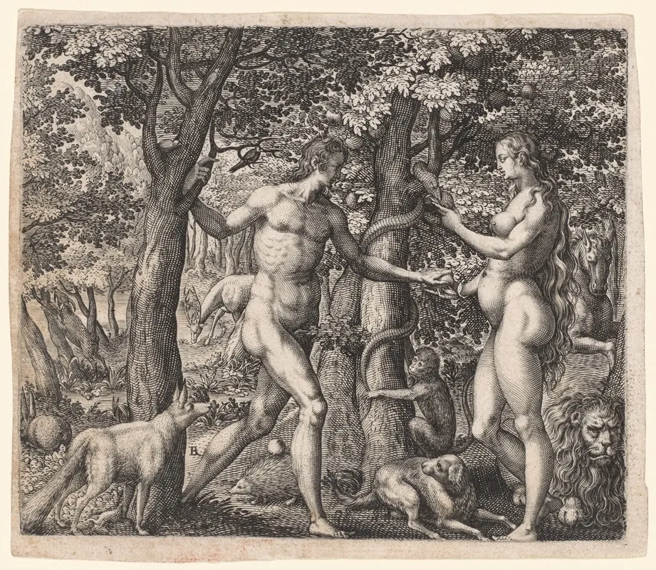 Adam And Eve 32 Wall Art by Robert Boissard - High-Resolution Digital Print