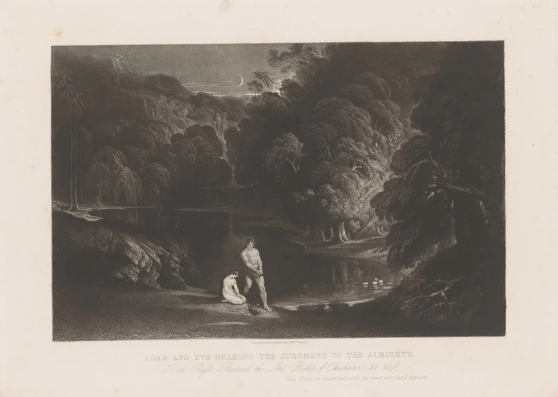 Adam And Eve Hearing The Judgement Of The Almighty