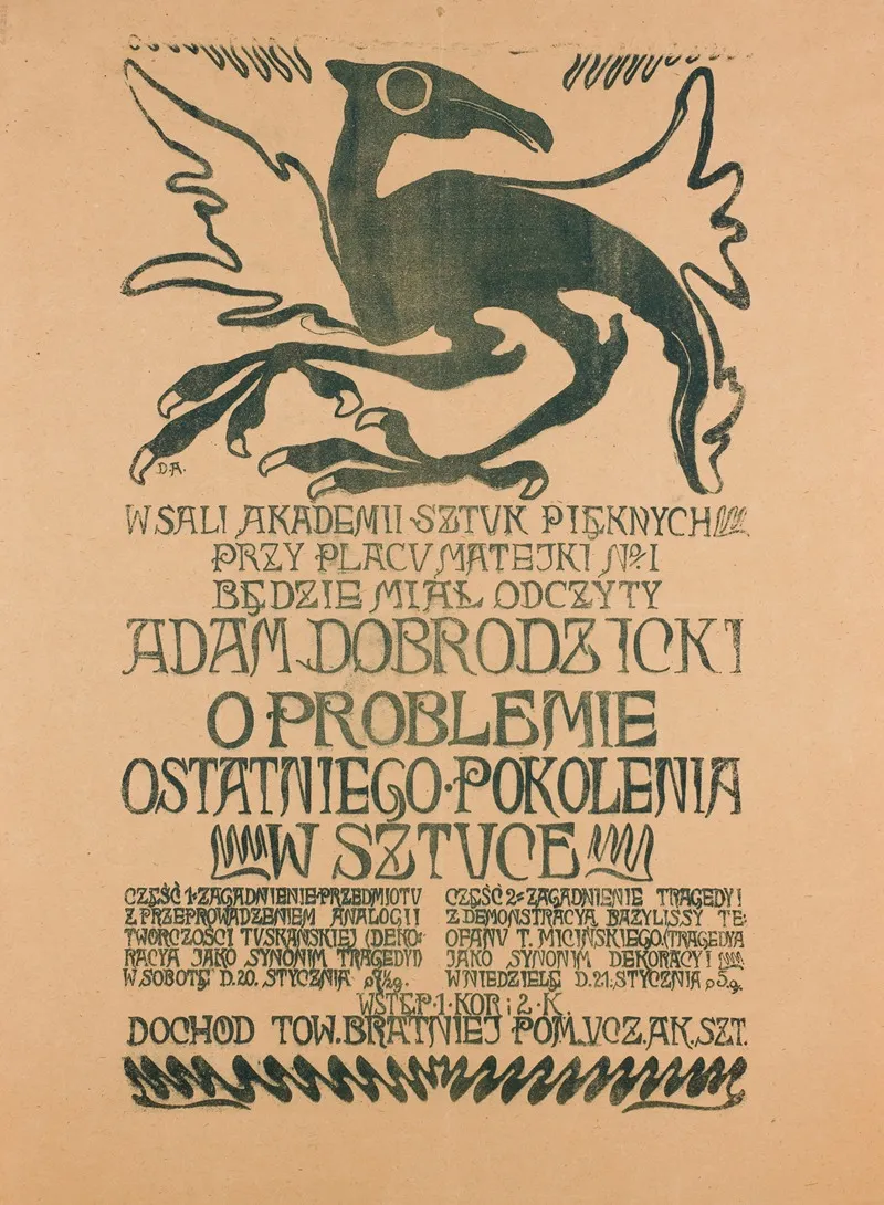 Adam Dobrodzicki O Problemie Ostatniego Pokolenia W Sztuce Wall Art by Adam Dobrodzicki - High-Resolution Digital Print