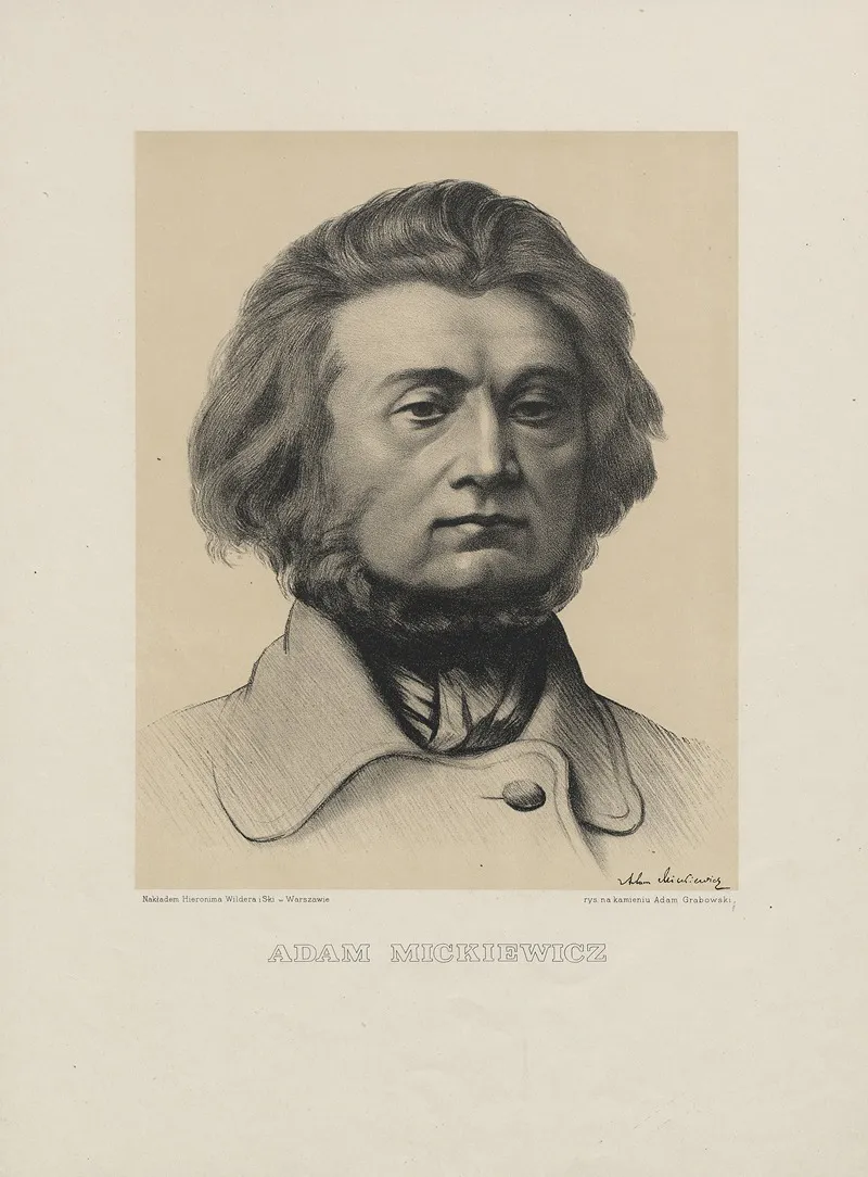 Adam Mickiewicz Wall Art by Adam Grabowski - High-Resolution Digital Print