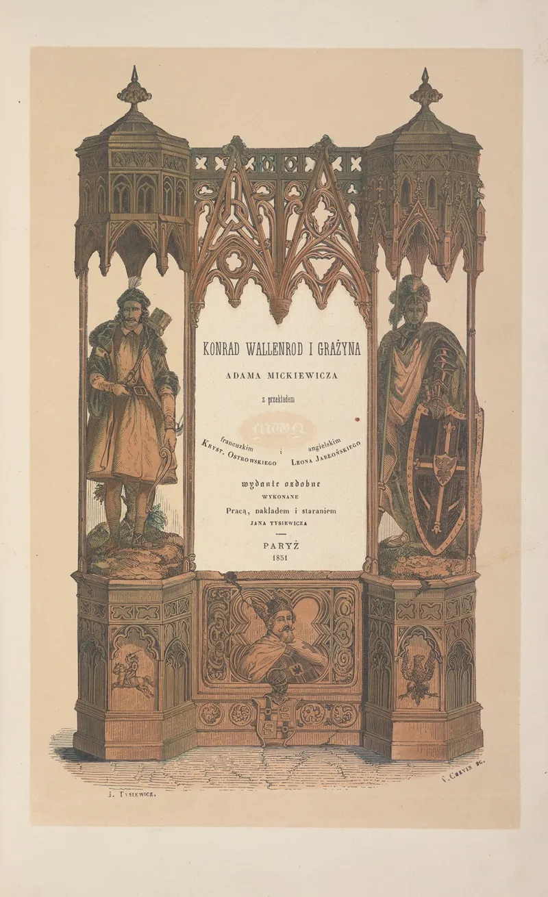 Adama Mickiewicza Konrad Wallenrod I Grazyna Pl 01 2 Wall Art by Adam Mickiewicz - High-Resolution Digital Print