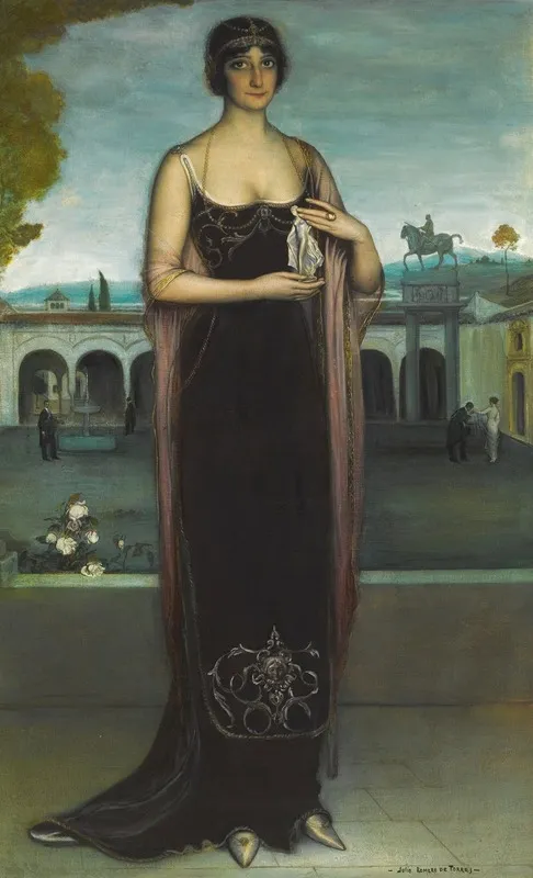 Adela Carbone La Tanagra Adela Carbone The Tanagra Wall Art by Julio Romero De Torres - High-Resolution Digital Print
