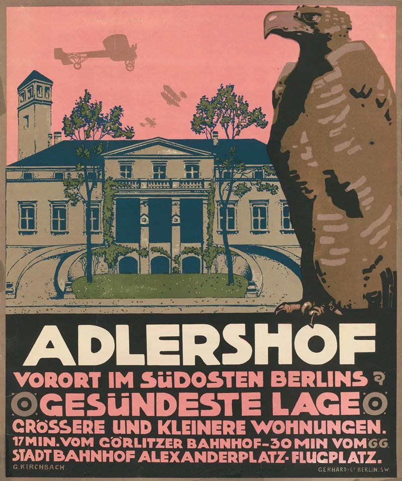 Adlershof Vorort Im Sudosten Berlins Gesundeste Lage Grossere Und Kleinere Wohnungen Wall Art by Gottfried Kirchbach - High-Resolution Digital Print