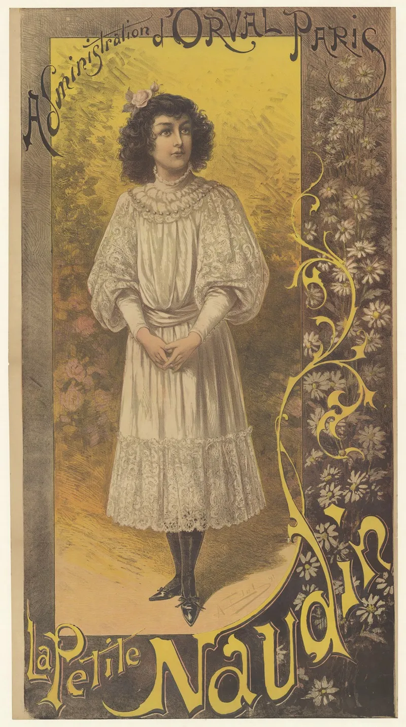Administration Dorval Paris La Petite Naudin Wall Art by A. Edel - High-Resolution Digital Print