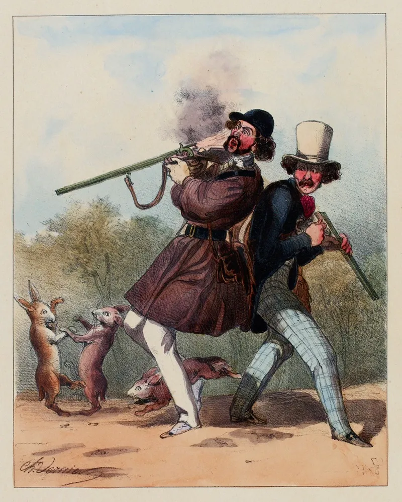 Admirable Decouverte De 1840 Un Fusil Se Chargeant